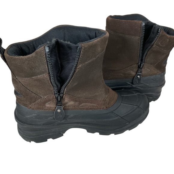 Kamik Men's Champlain 3 Winter Boots HEAT-MX -40 F Pull On Side Zippers 12W - Picture 14 of 15